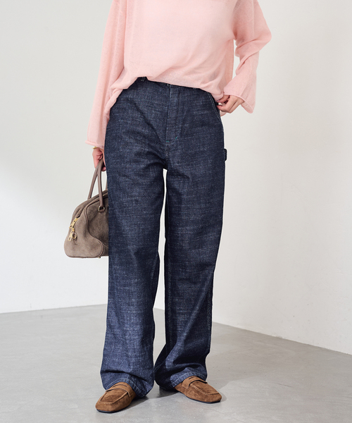 FRAMeWORK(フレームワーク)の「UNION HERCULES/ユニオンヘラクレス MADE work pants ノンウォッシュ(その他パンツ・レディース・ネイビー・MEDIUM/SMALL)」の5枚目の写真