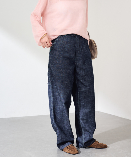 FRAMeWORK(フレームワーク)の「UNION HERCULES/ユニオンヘラクレス MADE work pants ノンウォッシュ(その他パンツ・レディース・ネイビー・MEDIUM/SMALL)」の7枚目の写真