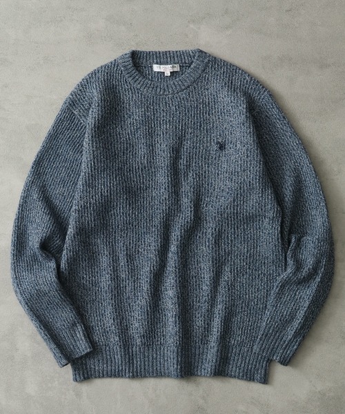 U.S. POLO ASSN.(ユーエスポロアッスン)の「【U.S. POLO ASSN./ユーエスポロアッスン】ワンポイント ダブルホースマン刺繍 クルーネックプルオーバー(ニット/セーター・メンズ・アイボリー/ブラック/ワイン/ブラウン/ブルー/ネイビー・M/LL/L)」の5枚目の写真