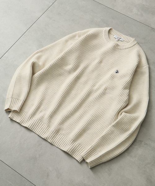 U.S. POLO ASSN.(ユーエスポロアッスン)の「【U.S. POLO ASSN./ユーエスポロアッスン】ワンポイント ダブルホースマン刺繍 クルーネックプルオーバー(ニット/セーター・メンズ・アイボリー/ブラック/ワイン/ブラウン/ブルー/ネイビー・M/LL/L)」の17枚目の写真
