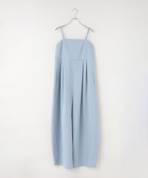 LOWRYS FARM(ローリーズファーム)の「dayme/バレルサロペット 1049020(パンツドレス・レディース・ライトブルー/ブラック・MEDIUM/LARGE)」の1枚目の写真