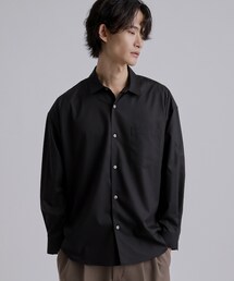 なめらかオーバーシャツ