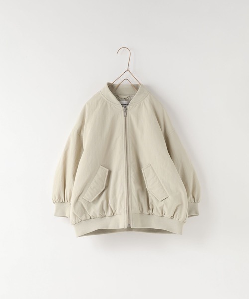 LOWRYS FARM(ローリーズファーム)の「MA-1 1053987(MA-1・キッズ・ブラック/アイボリー・110cm/120cm/130cm/140cm/150cm)」の1枚目の写真