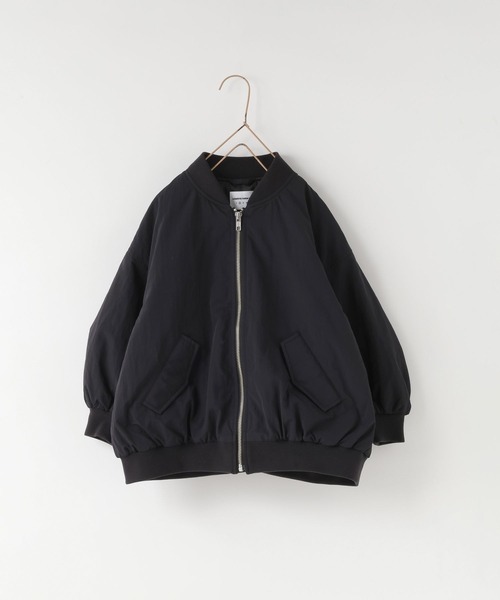 LOWRYS FARM(ローリーズファーム)の「MA-1 1053987(MA-1・キッズ・ブラック/アイボリー・110cm/120cm/130cm/140cm/150cm)」の3枚目の写真