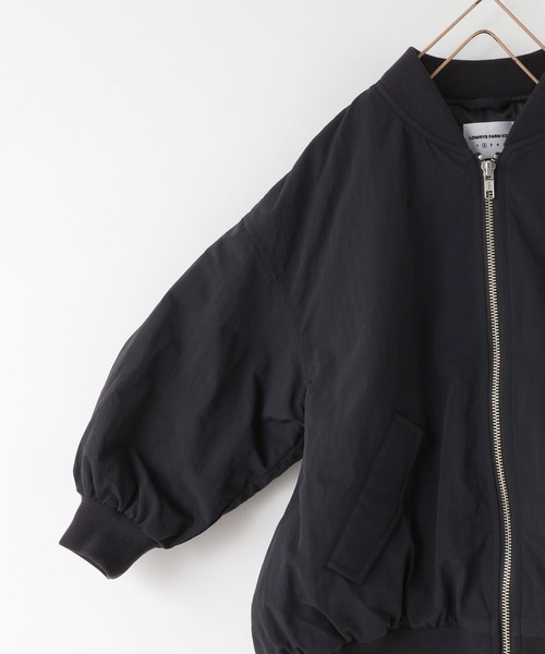 LOWRYS FARM(ローリーズファーム)の「MA-1 1053987(MA-1・キッズ・ブラック/アイボリー・110cm/120cm/130cm/140cm/150cm)」の5枚目の写真