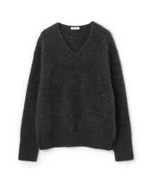 【WEB先行予約】フォックスカシミヤブレンド Vネックプルオーバー