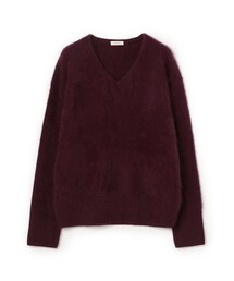 【WEB先行予約】フォックスカシミヤブレンド Vネックプルオーバー