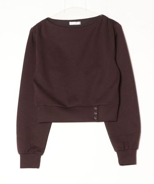 TRUDEA（トルディア）の「スフレドレーププルオーバー（Tシャツ/カットソー・レディース・ネイビー/ライトグレー/ブラウン・MEDIUM/LARGE）」の2枚目の写真