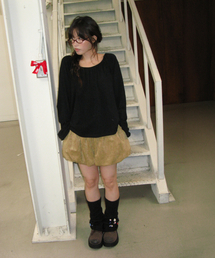 DRAWSTRING BALLOON SHORTS SUEDE BROWN