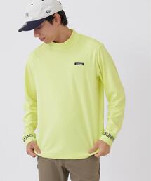 ソフトタッチ長袖モックネックカットソー (MENS)