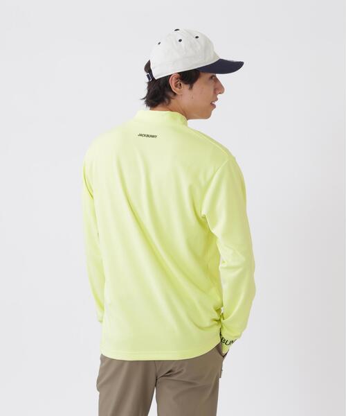 Jack Bunny!!(ジャックバニー)の「ソフトタッチ長袖モックネックカットソー (MENS)(Tシャツ/カットソー・メンズ・ホワイト/イエロー/グリーン/ネイビー・X-LARGE/LARGE/MEDIUM)」の11枚目の写真