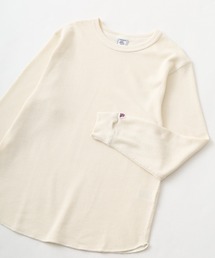 JEMORGAN ダブルフェイスハニカムクルーネックL/S-T