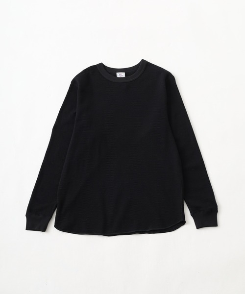 JEMORGAN(ジェーイーモーガン)の「JEMORGAN ダブルフェイスハニカムクルーネックL/S-T(Tシャツ/カットソー・メンズ・ブラック/ナチュラル/杢グレー/ネイビー・M/XL/S)」の5枚目の写真