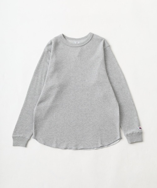 JEMORGAN(ジェーイーモーガン)の「JEMORGAN ダブルフェイスハニカムクルーネックL/S-T(Tシャツ/カットソー・メンズ・ブラック/ナチュラル/杢グレー/ネイビー・M/XL/S)」の8枚目の写真