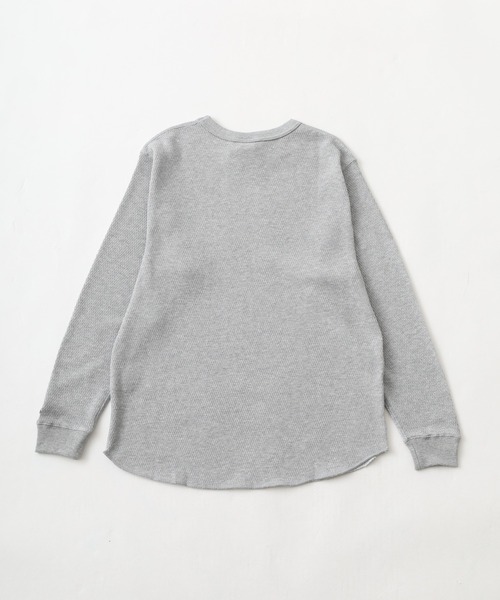 JEMORGAN(ジェーイーモーガン)の「JEMORGAN ダブルフェイスハニカムクルーネックL/S-T(Tシャツ/カットソー・メンズ・ブラック/ナチュラル/杢グレー/ネイビー・M/XL/S)」の12枚目の写真