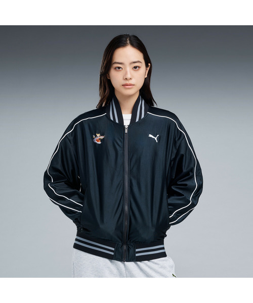 PUMA(プーマ)の「PUMA プーマ ユニセックス T7 スカ ジャケット 4TH(ブルゾン・メンズ・ネイビー/ブラック系その他・MEDIUM/XX-LARGE/X-LARGE/SMALL/LARGE)」の1枚目の写真