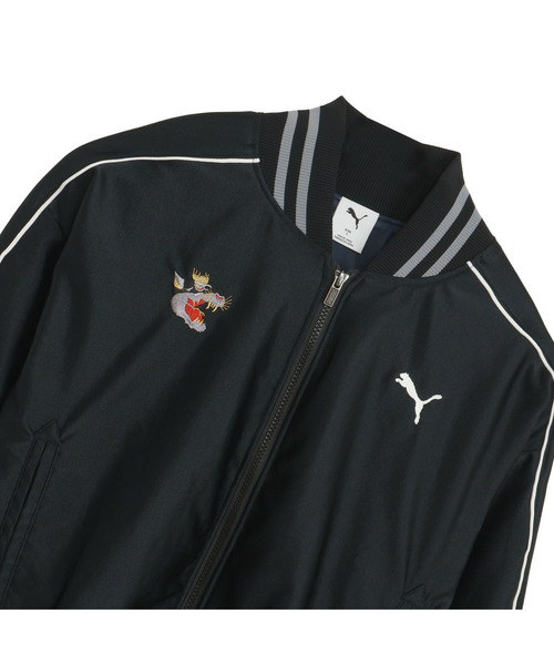 PUMA(プーマ)の「PUMA プーマ ユニセックス T7 スカ ジャケット 4TH(ブルゾン・メンズ・ネイビー/ブラック系その他・MEDIUM/XX-LARGE/X-LARGE/SMALL/LARGE)」の10枚目の写真