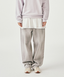 MMLG FADED TIMBER DENIM PANTS (GREY)