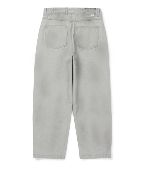 MMLG(エムエムエルジー)の「FADED TIMBER DENIM PANTS (GREY)(デニムパンツ・レディース・その他・SMALL/LARGE/MEDIUM)」の3枚目の写真