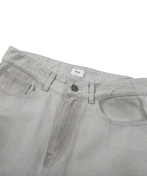 MMLG(エムエムエルジー)の「FADED TIMBER DENIM PANTS (GREY)(デニムパンツ・レディース・その他・SMALL/LARGE/MEDIUM)」の4枚目の写真