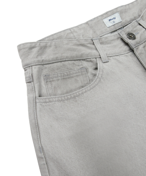 MMLG(エムエムエルジー)の「FADED TIMBER DENIM PANTS (GREY)(デニムパンツ・レディース・その他・SMALL/LARGE/MEDIUM)」の5枚目の写真