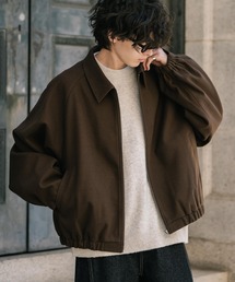 Rocky Monroe（ロッキーモンロー）の「オーバーサイズテックメルトンドルマンブルゾン ショート丈スイングトップ（ブルゾン）」