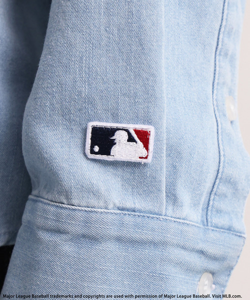 BACK TO THE FIELD（バック トゥー ザ フィールド）の「【MLB】Embroidered Shirt（シャツ/ブラウス・メンズ・ブラウン系/ブルー/ブラック系・MEDIUM/LARGE）」の5枚目の写真