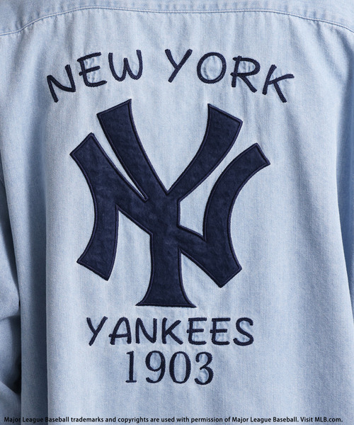 BACK TO THE FIELD（バック トゥー ザ フィールド）の「【MLB】Embroidered Shirt（シャツ/ブラウス・メンズ・ブラウン系/ブルー/ブラック系・MEDIUM/LARGE）」の6枚目の写真