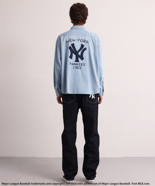 BACK TO THE FIELD（バック トゥー ザ フィールド）の「【MLB】Embroidered Shirt（シャツ/ブラウス・メンズ・ブラウン系/ブルー/ブラック系・MEDIUM/LARGE）」の9枚目の写真