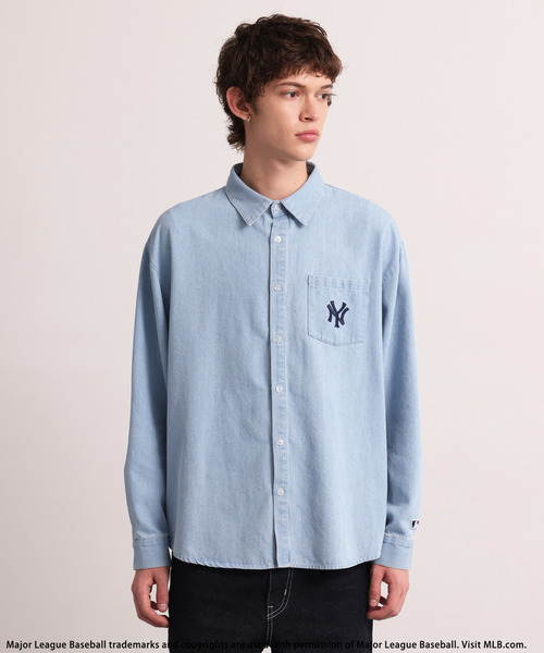 BACK TO THE FIELD（バック トゥー ザ フィールド）の「【MLB】Embroidered Shirt（シャツ/ブラウス・メンズ・ブラウン系/ブルー/ブラック系・MEDIUM/LARGE）」の10枚目の写真