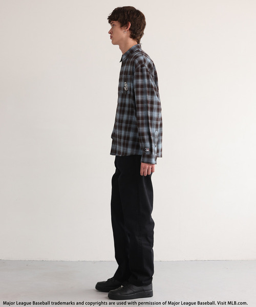 BACK TO THE FIELD（バック トゥー ザ フィールド）の「【MLB】Embroidered Shirt（シャツ/ブラウス・メンズ・ブラウン系/ブルー/ブラック系・MEDIUM/LARGE）」の14枚目の写真