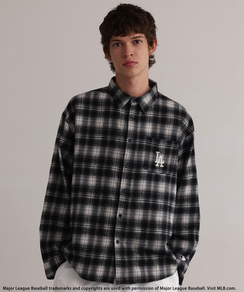 BACK TO THE FIELD（バック トゥー ザ フィールド）の「【MLB】Embroidered Shirt（シャツ/ブラウス・メンズ・ブラウン系/ブルー/ブラック系・MEDIUM/LARGE）」の20枚目の写真