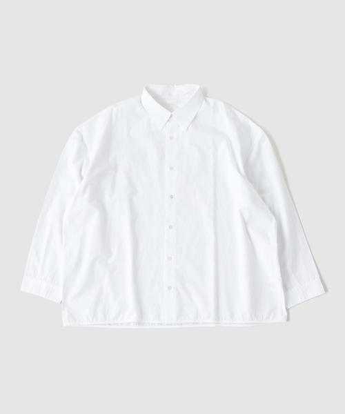 SEEALL（シーオール）の「SEEALL / シーオール REGULAR COLLAR SHIRTS（シャツ/ブラウス・メンズ・ホワイト/ブラック・48/46）」の2枚目の写真