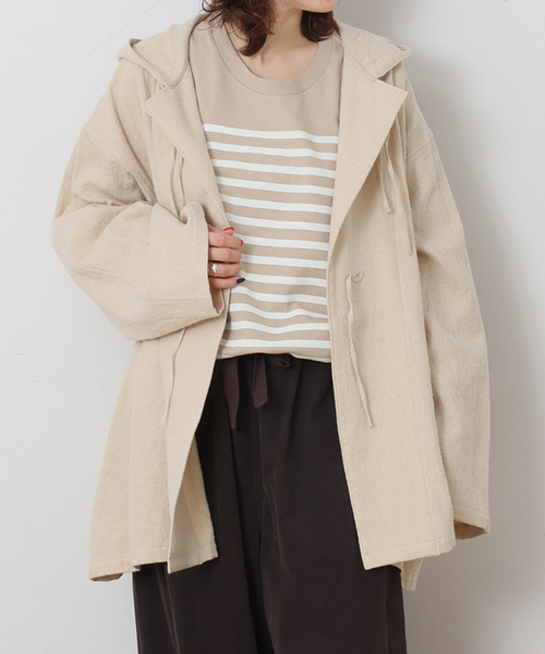 JOURNAL STANDARD LUXE(ジャーナルスタンダード ラックス)の「MATEY's フードブルゾン(ブルゾン・レディース・アイボリー・FREE)」の17枚目の写真