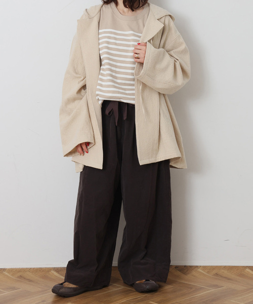 JOURNAL STANDARD LUXE(ジャーナルスタンダード ラックス)の「MATEY's フードブルゾン(ブルゾン・レディース・アイボリー・FREE)」の9枚目の写真