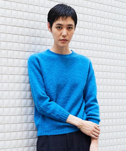 Hurley （ハーレー）の「［ハーレー］HARLEY W Shaggy POニット◆（ニット/セーター・レディース・ライトグレー/ダークブラウン/コバルトブルー/オレンジ・36）」の3枚目の写真