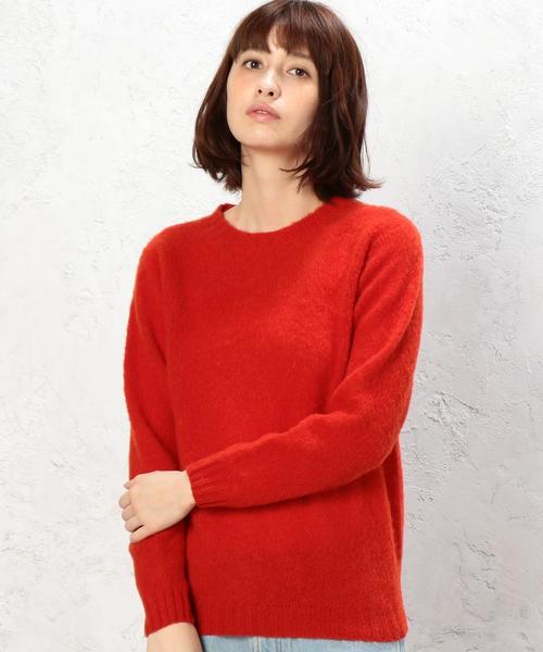 Hurley （ハーレー）の「［ハーレー］HARLEY W Shaggy POニット◆（ニット/セーター・レディース・ライトグレー/ダークブラウン/コバルトブルー/オレンジ・36）」の4枚目の写真