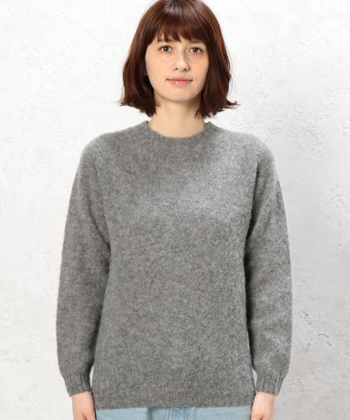 Hurley （ハーレー）の「［ハーレー］HARLEY W Shaggy POニット◆（ニット/セーター・レディース・ライトグレー/ダークブラウン/コバルトブルー/オレンジ・36）」の6枚目の写真