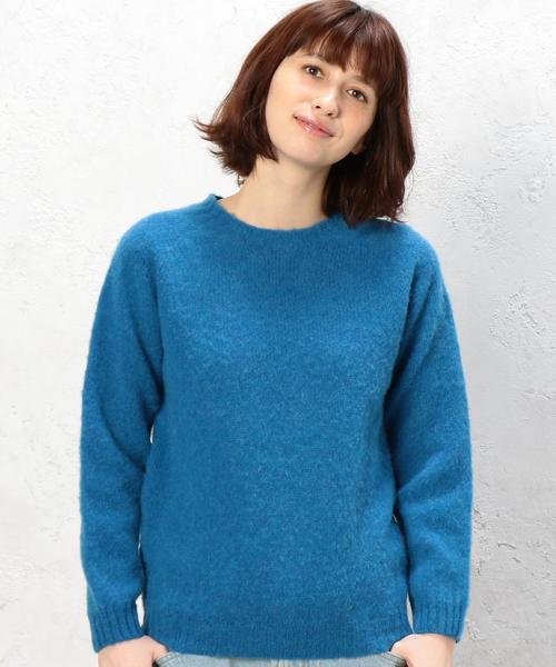 Hurley （ハーレー）の「［ハーレー］HARLEY W Shaggy POニット◆（ニット/セーター・レディース・ライトグレー/ダークブラウン/コバルトブルー/オレンジ・36）」の9枚目の写真