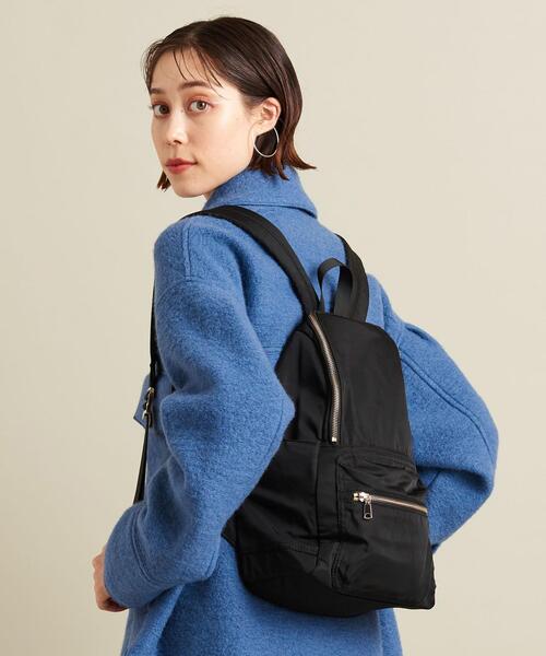 BEAUTY&YOUTH UNITED ARROWS(ビューティーアンドユースユナイテッドアローズ)の「BY∴ ソフトリュック(バックパック/リュック・レディース・ブラック/オリーブ/ダークグリーン/ネイビー/ダークブラウン/グレー・FREE)」の10枚目の写真