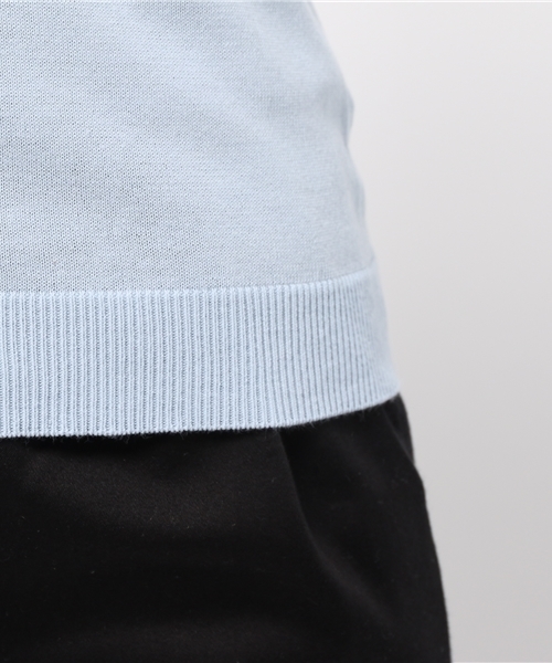 NATURAL BEAUTY BASIC（ナチュラルビューティーベーシック）の「UVカットフラワー釦カーディガン（カーディガン/ボレロ・レディース・ネイビー/ブルー/カーキ・MEDIUM）」の9枚目の写真