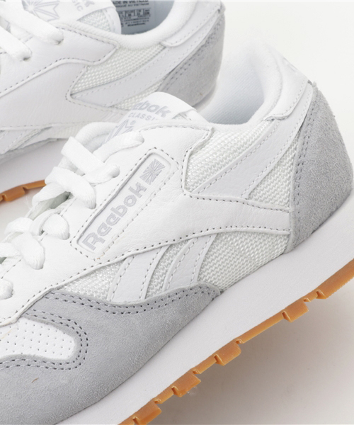 Reebok(リーボック)の「クラシックレザー パーフェクト スプリット パック Reebok CLASSIC(リーボック クラシック)(スニーカー・レディース・ホワイト×グレー・24.0cm/25.0cm/23.0cm/23.5cm/22.5cm/26.0cm/24.5cm/25.5cm/22.0cm)」の7枚目の写真