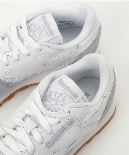 Reebok(リーボック)の「クラシックレザー パーフェクト スプリット パック Reebok CLASSIC(リーボック クラシック)(スニーカー・レディース・ホワイト×グレー・24.0cm/25.0cm/23.0cm/23.5cm/22.5cm/26.0cm/24.5cm/25.5cm/22.0cm)」の8枚目の写真