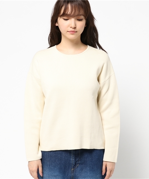 STUDIOUS(ステュディオス)の「【STUDIOUS】milano rib knit(ニット/セーター・レディース・ダークオリーブ/レッド/ホワイト・FREE)」の7枚目の写真