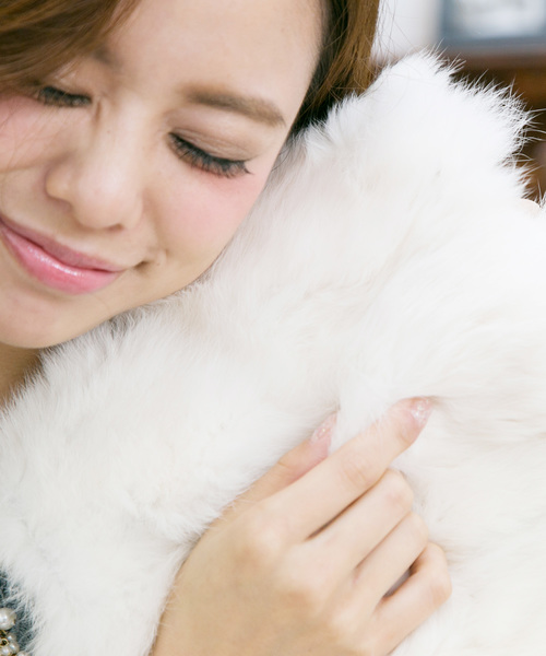 ゴージャスラビットファーストール・ショール結婚式 フォーマル