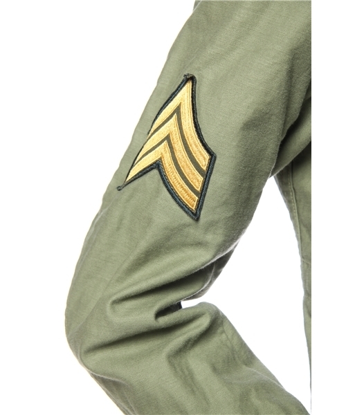 AMERICAN RAG CIE(アメリカンラグシー)の「marka×AMERICAN RAG CIE マーカ×アメリカンラグ シー(213-MRK-M10L-10BL01C)(ミリタリージャケット・レディース・オリーブ/ブラック・1/FREE)」の8枚目の写真