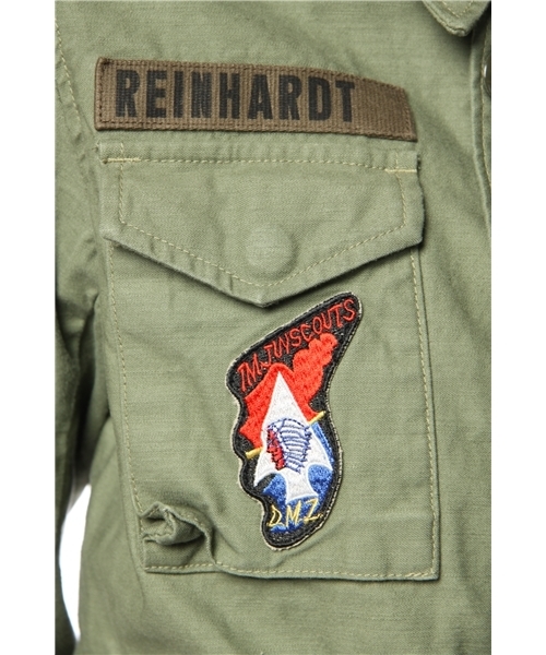 AMERICAN RAG CIE(アメリカンラグシー)の「marka×AMERICAN RAG CIE マーカ×アメリカンラグ シー(213-MRK-M10L-10BL01C)(ミリタリージャケット・レディース・オリーブ/ブラック・1/FREE)」の9枚目の写真