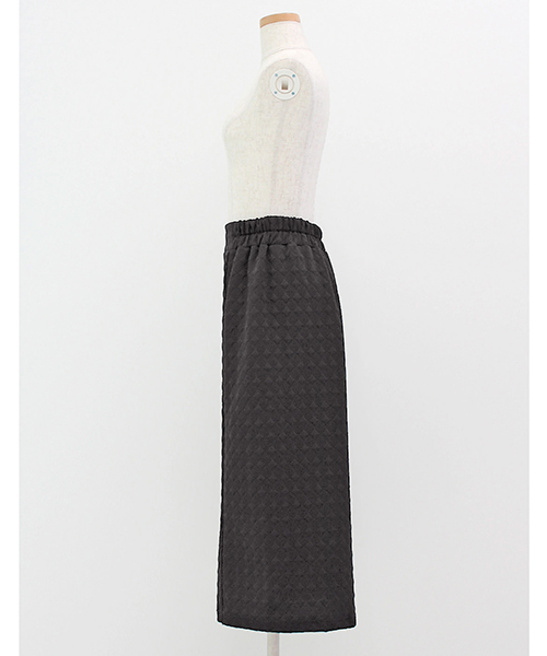 シロップ.(シロップ.)の「きれいIラインのカットソータイトスカート(スカート・レディース・クリーム/ブラック・MEDIUM/SMALL/LARGE/X-LARGE/XX-LARGE)」の10枚目の写真