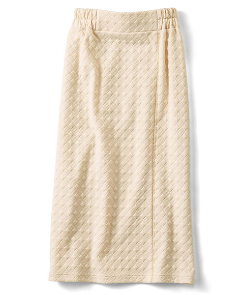 シロップ.(シロップ.)の「きれいIラインのカットソータイトスカート(スカート・レディース・クリーム/ブラック・MEDIUM/SMALL/LARGE/X-LARGE/XX-LARGE)」の5枚目の写真