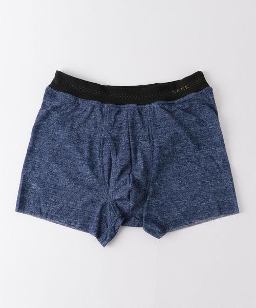 UNITED ARROWS（ユナイテッドアローズ）の「＜SEEK（シーク）＞ C/OFF MESH BOXER ■■■（ボクサーパンツ・メンズ・ライム/ネイビー・MEDIUM/LARGE）」の2枚目の写真
